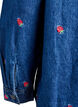 Denim shirt with embroidered strawberries, Blue, Packshot image number 3