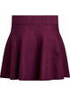 Short knitted A-line skirt, Dark Bordeaux, Packshot image number 1