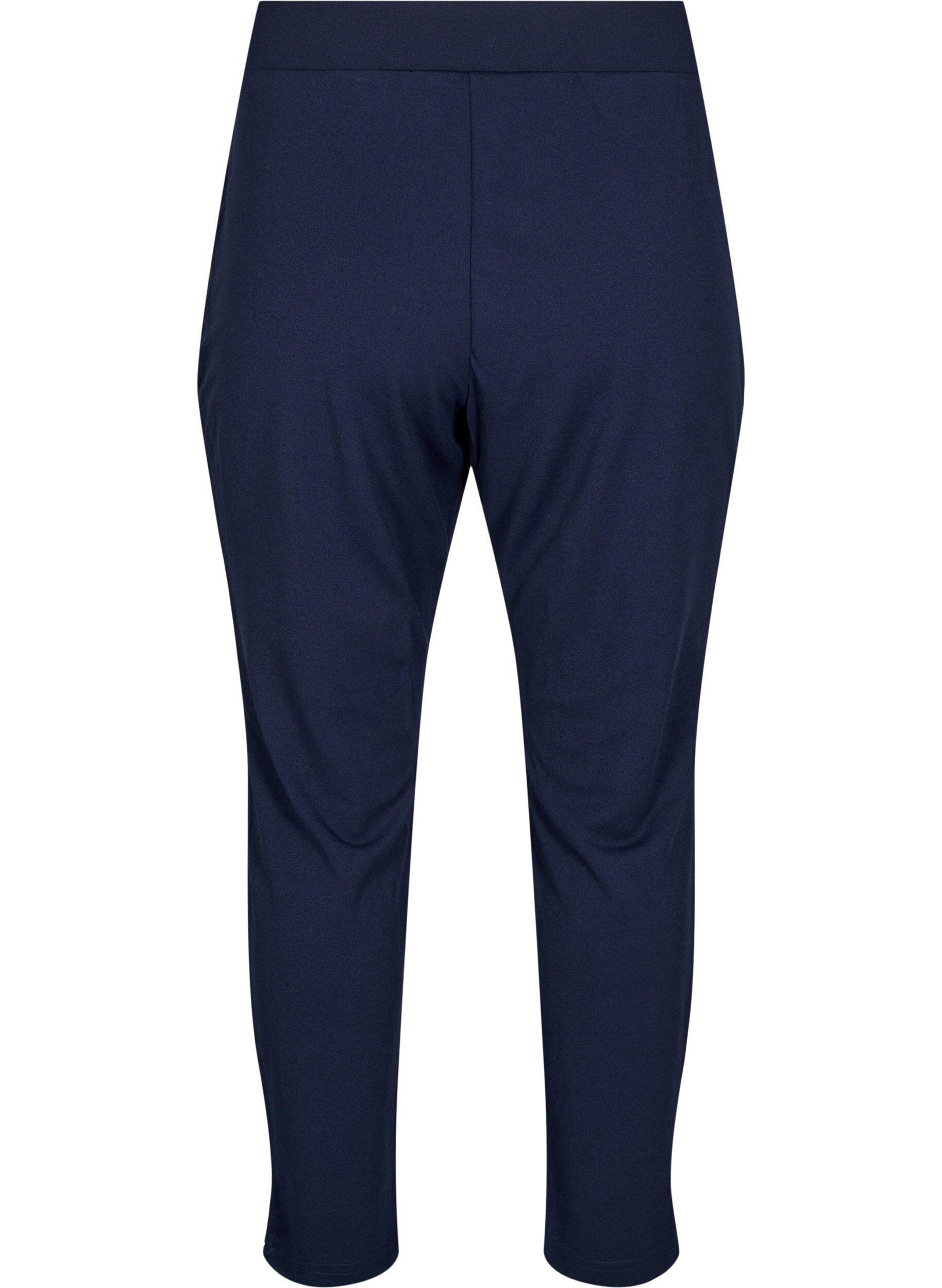 Zizzifashion Trousers with pockets and decorative buttons, Blue, Packshot image number 1