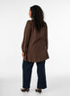 Tunic in viscose with lace detail, Brown, Model image number 2