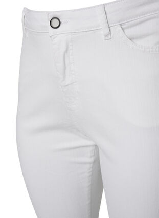 High-waisted Ellen bootcut jeans, White, Packshot image number 2
