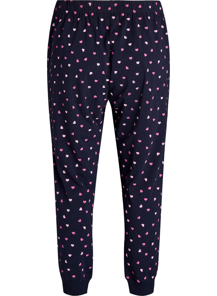 Printed pyjama trousers, Blue, Packshot image number 1