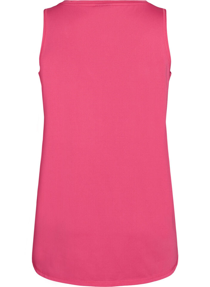 Workout top with v-neck, Pink, Packshot image number 1