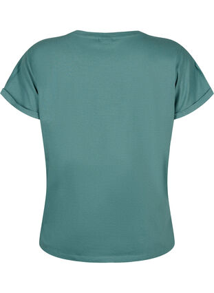 Loose t-shirt with embroidery anglaise, Sea Pine, Packshot image number 1