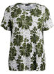 T-shirt with floral print, Green, Packshot image number 0