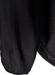 Blouse with balloon effect and chiffon details, Black, Packshot image number 3
