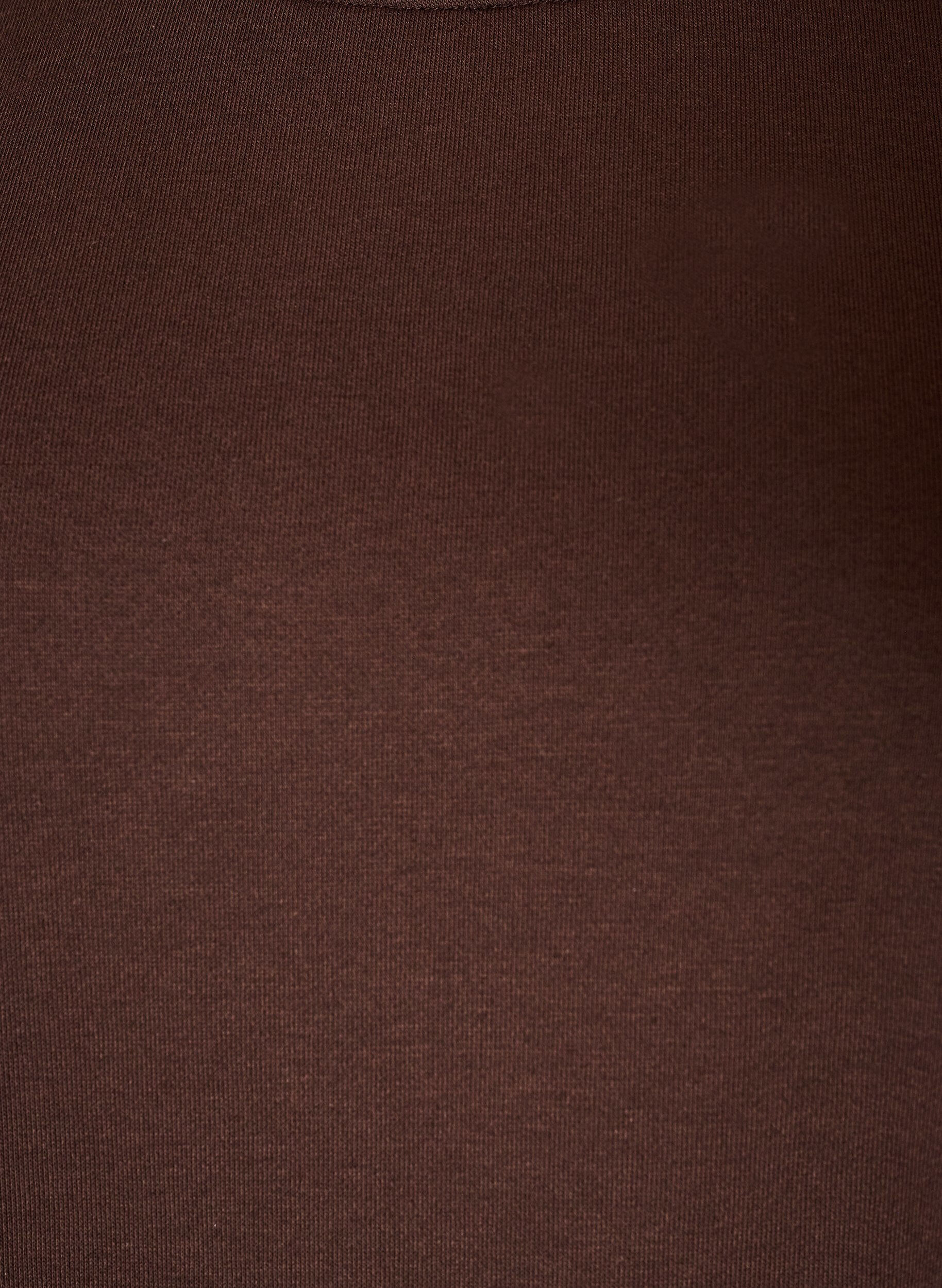 ZizzifashionSweatshirt dress with ruffle layers and A-line shape, Brown, Packshot image number 2