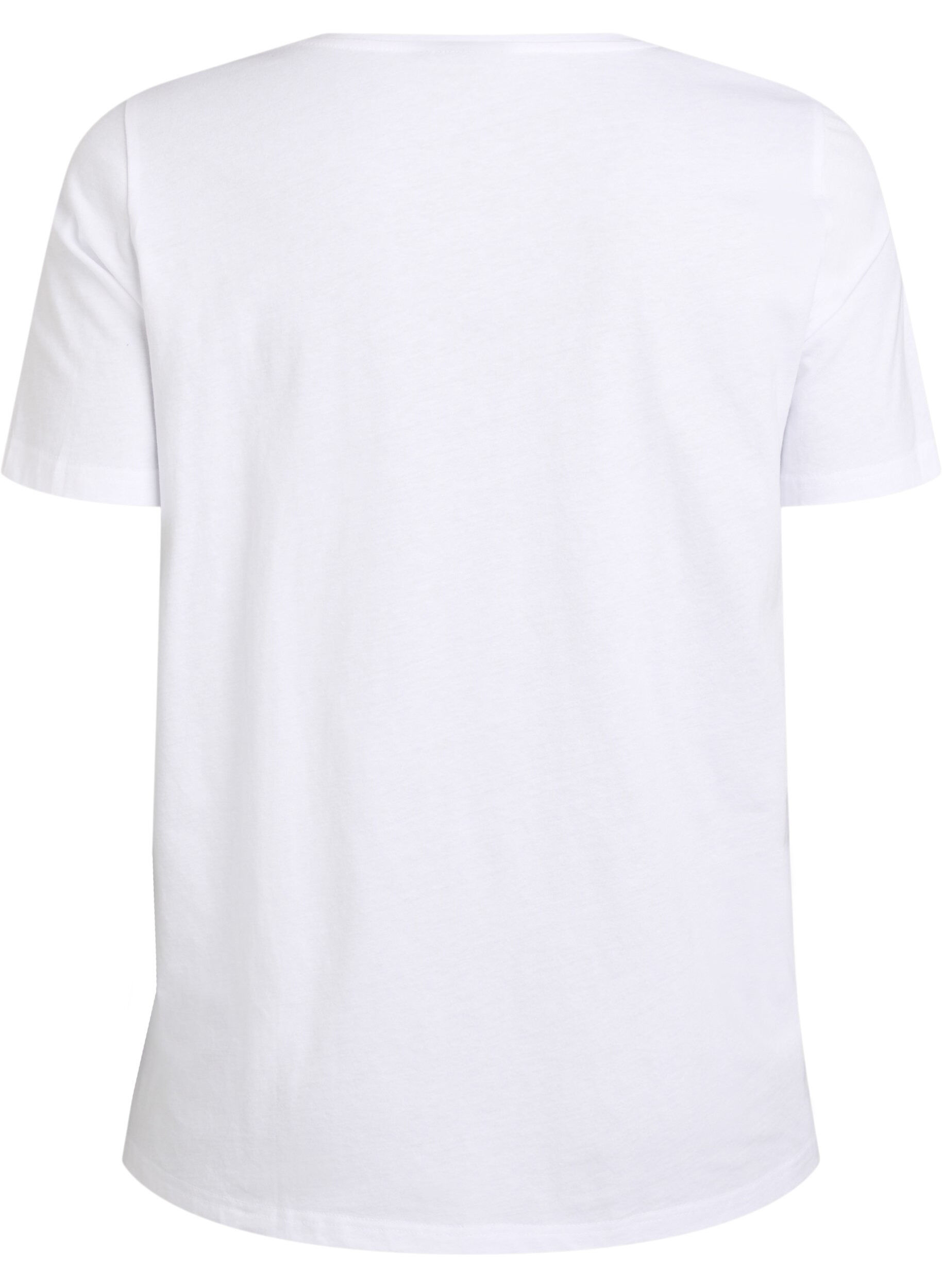 Zizzifashion FLASH - T-shirt with motif, White, Packshot image number 1