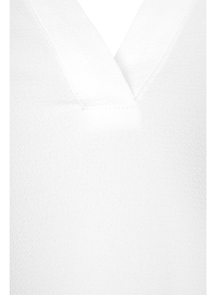 Long-sleeved blouse with lace detail (GRS), Bright White, Packshot image number 2