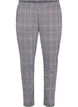 Cropped Maddison trousers with checkered pattern, Black Check, Packshot image number 0
