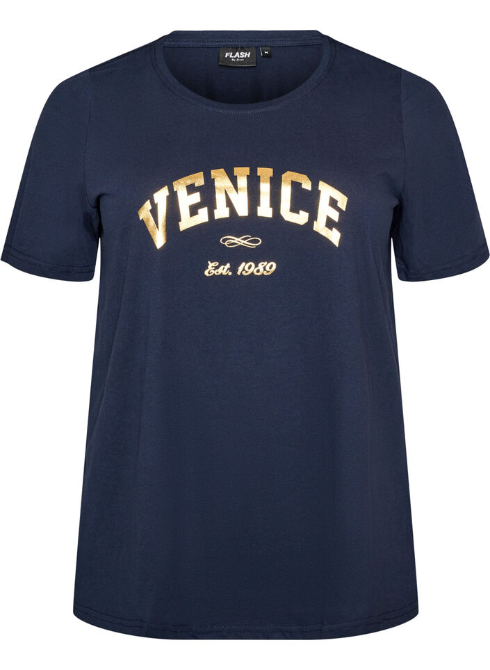 T-shirt with motif, 2496, Packshot image number 0