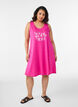 Sleeveless A-line dress, Pink, Model image number 1
