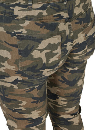 Printed Amy jeans, Camouflage, Packshot image number 3
