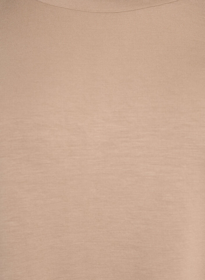 Loose T-shirt with half sleeves, Beige, Packshot image number 2