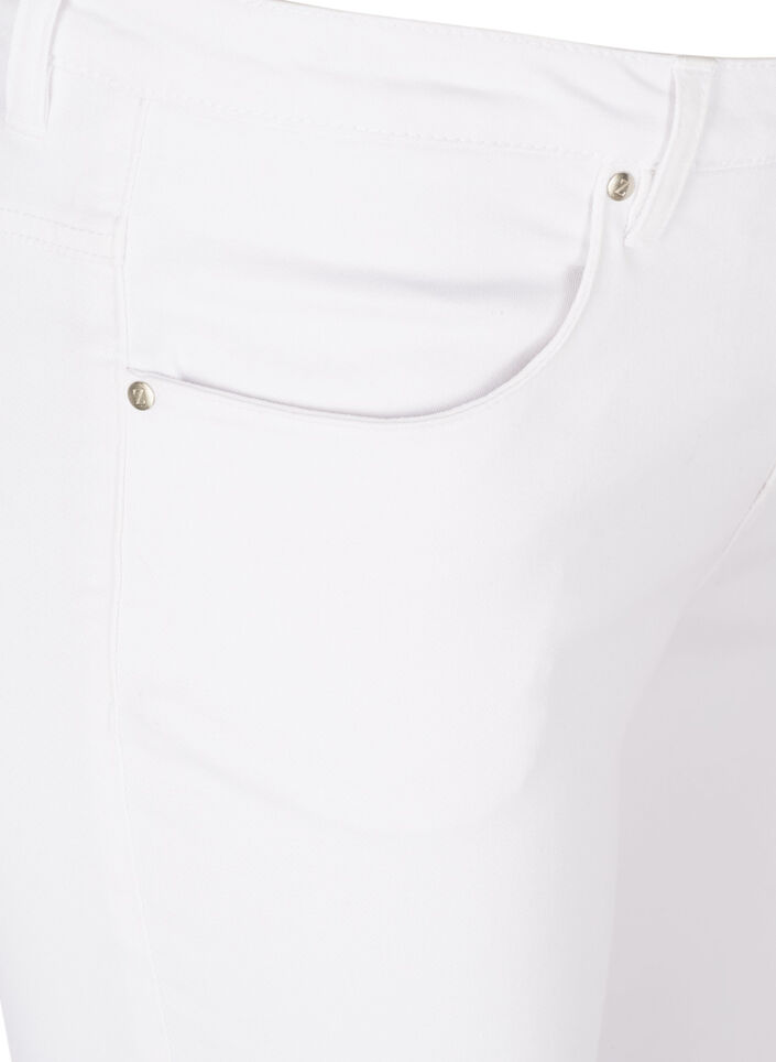 Super slim Amy jeans with high waist, White, Packshot image number 2