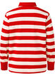 Long-sleeved polo shirt with stripes, Red, Packshot image number 1