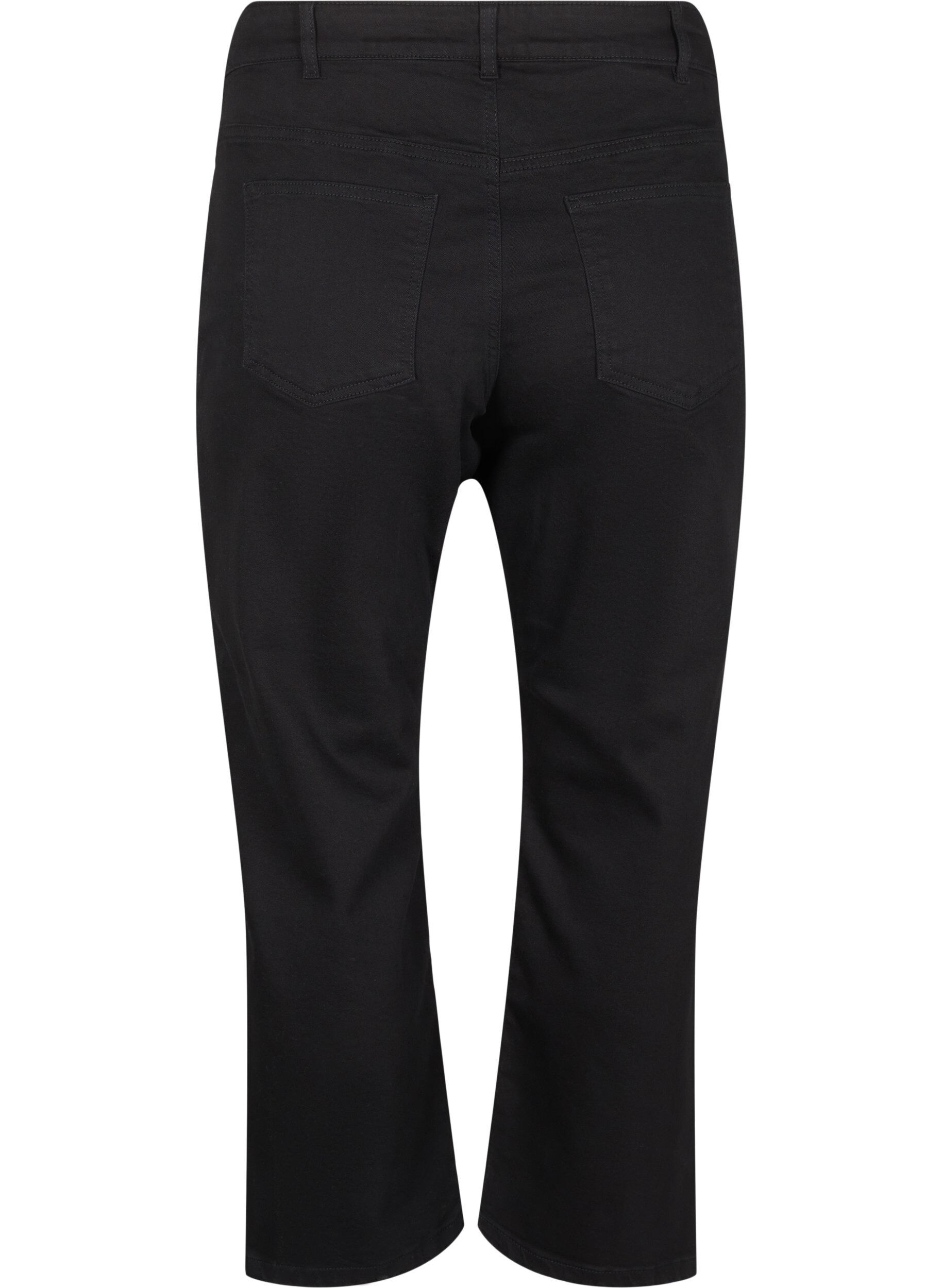 ZizzifashionCropped Vera jeans with a straight fit, Black, Packshot image number 1