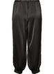 Satin-look balloon trousers, Black, Packshot image number 1