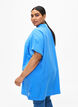 Long viscose shirt with short sleeves, Marina, Model image number 1