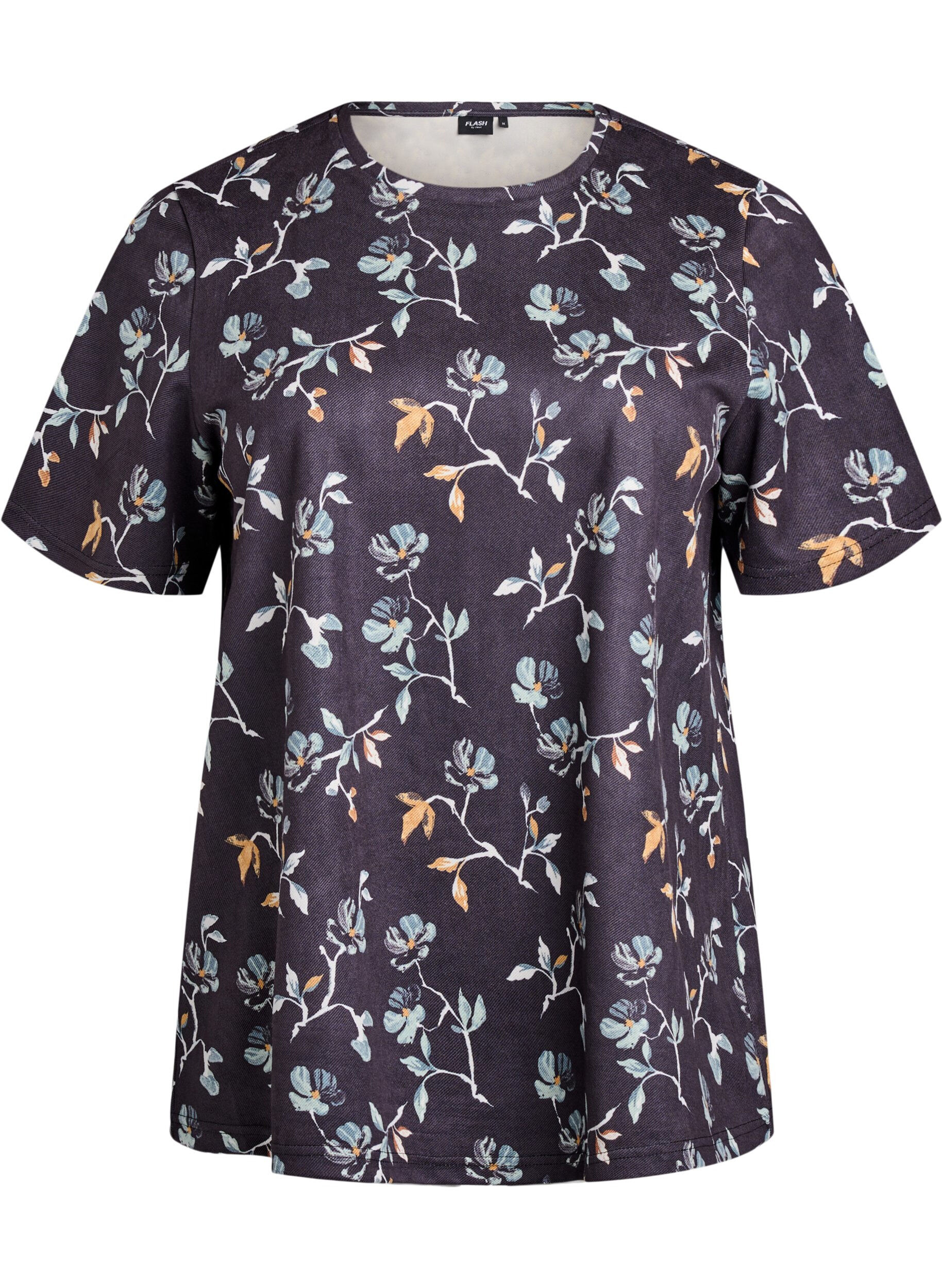 FLASH - T-shirt with floral print