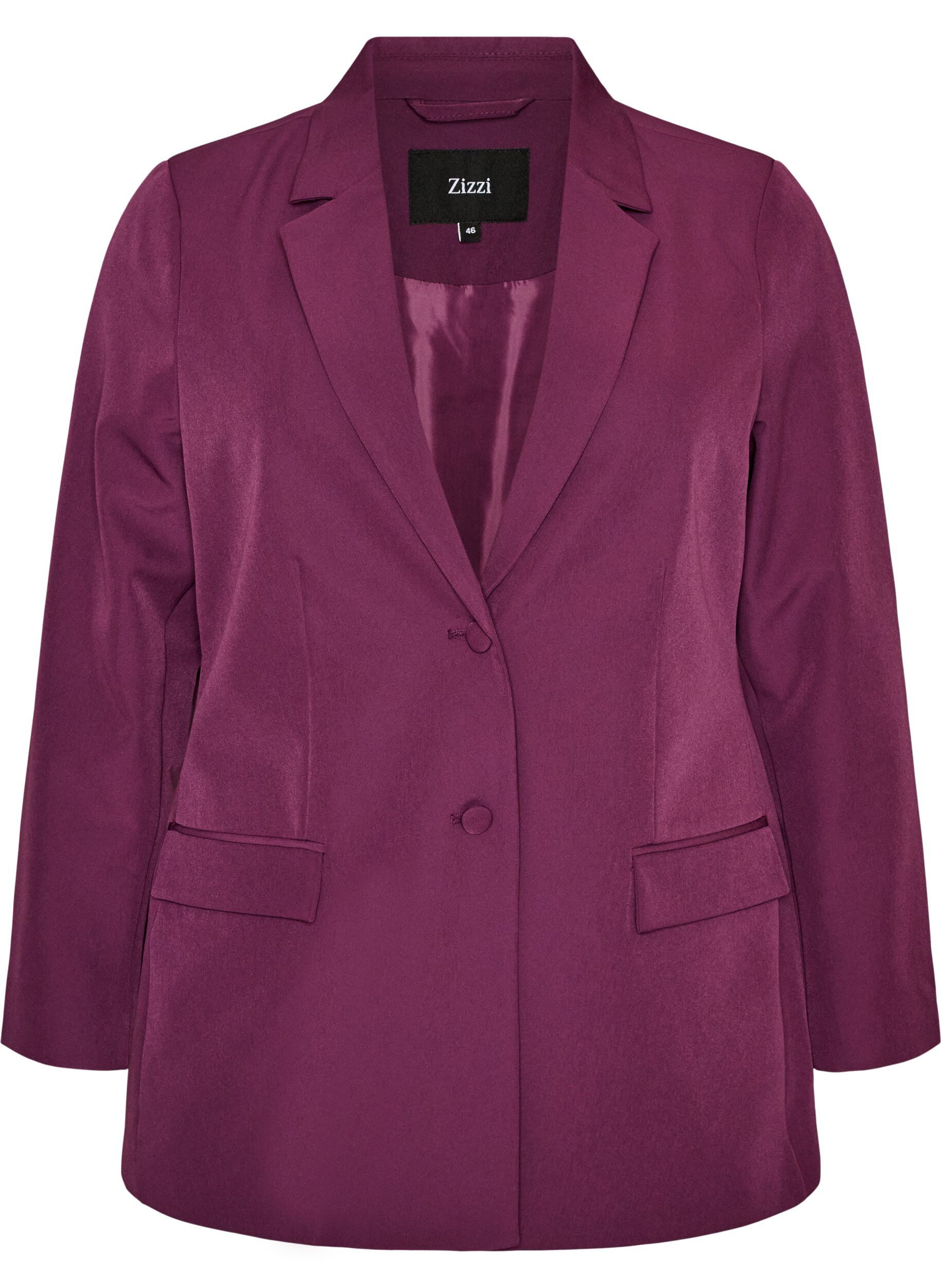 Classic blazer with button fastening