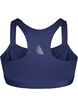 Sports bra with front closure and high support, Blue, Packshot image number 1