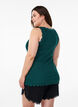 Top with lace trim, Green, Model image number 2