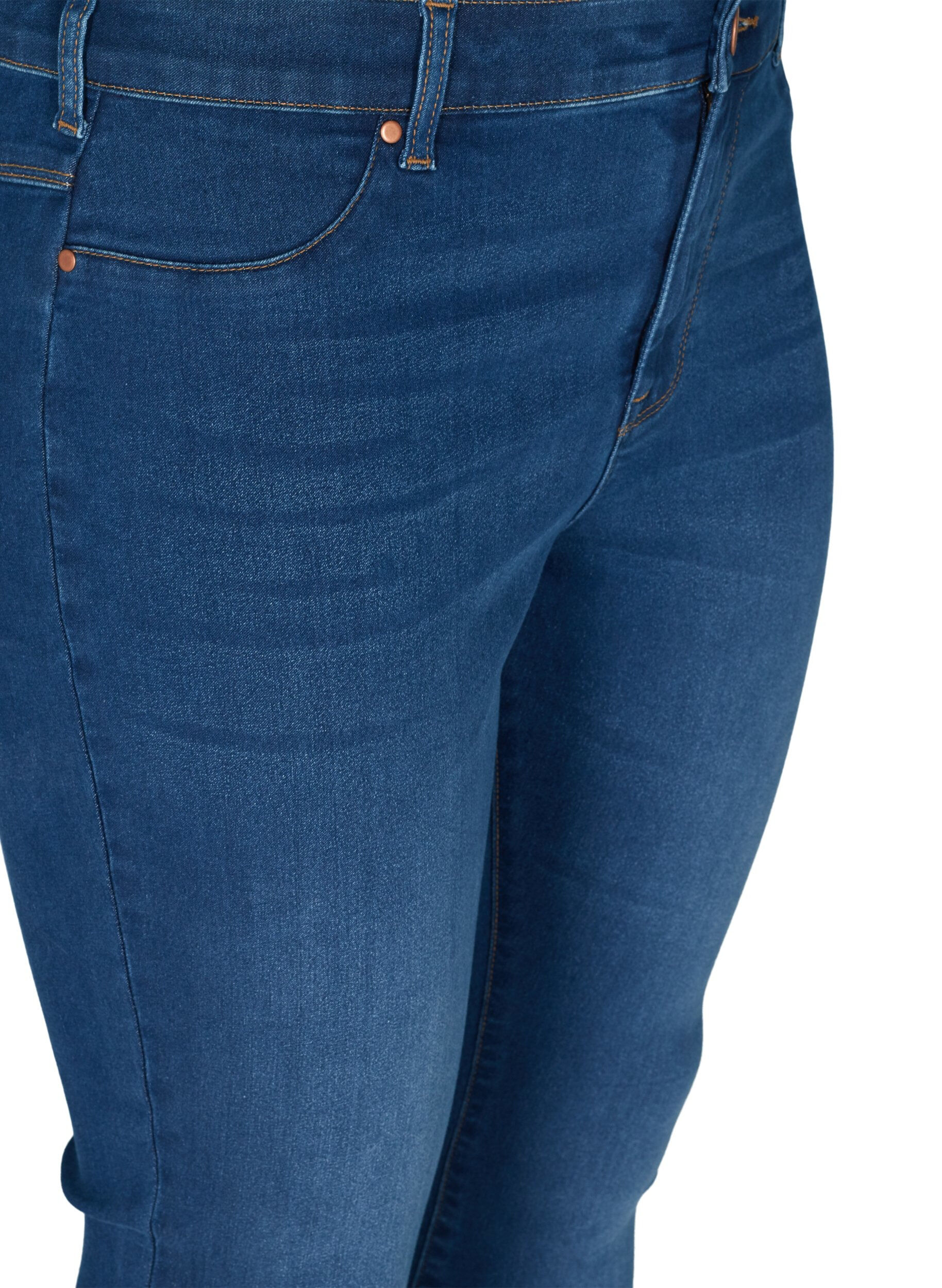 ZizzifashionJeggings in cotton blend, Blue denim, Packshot image number 2