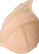 Padded lace bra with underwire, Beige, Packshot image number 2