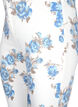 Super slim Amy jeans with a floral print, White, Packshot image number 2