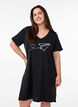 Organic cotton nightgown with v-neck, , Model image number 0