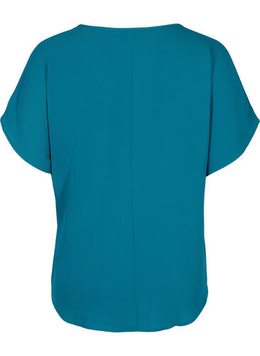 Blouse with short sleeves and a round neckline, Dragonfly, Packshot image number 1