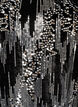 Short sequin dress with balloon sleeves, Black, Packshot image number 2