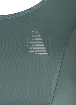 Sports top with a decorative details on the back, Chinois Green, Packshot image number 2