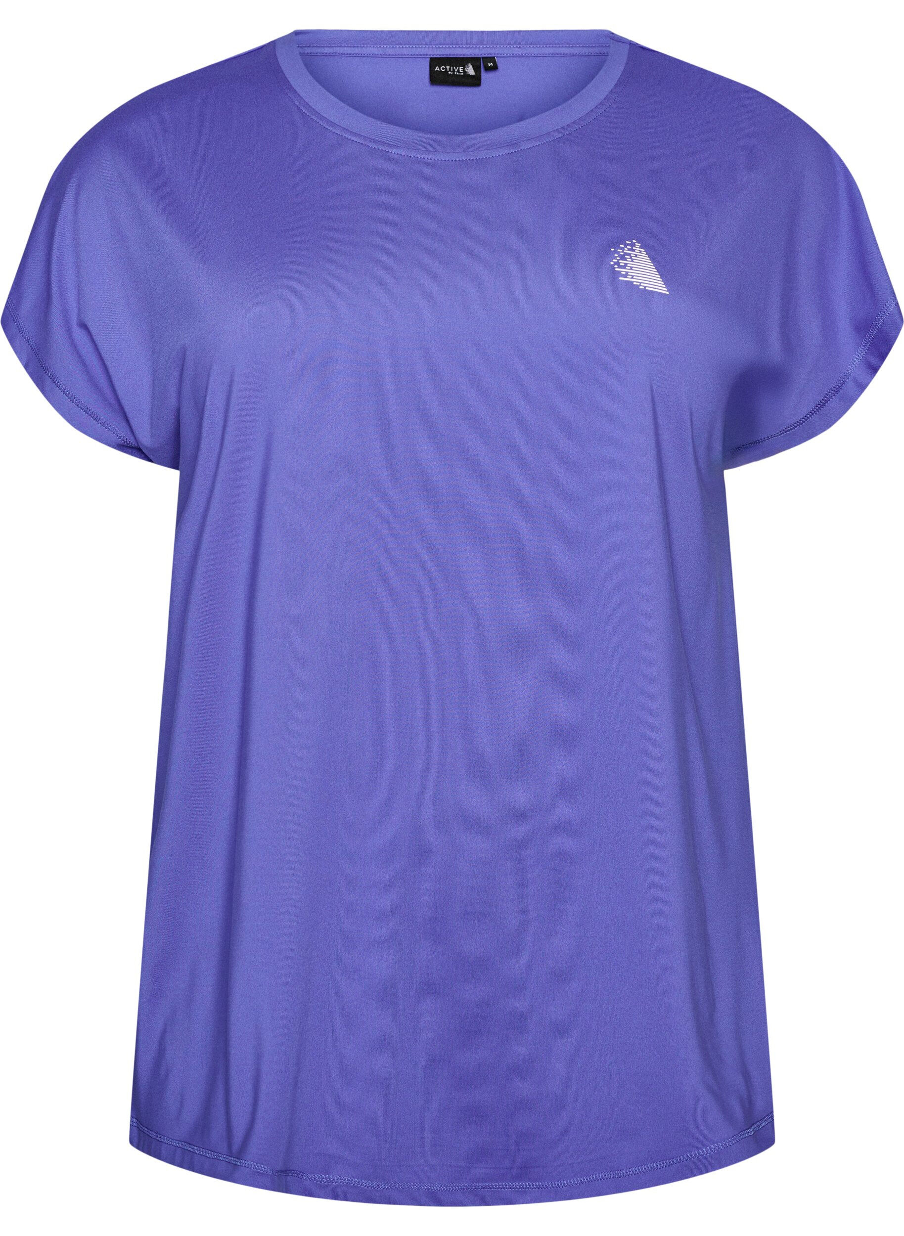 ZizzifashionSolid-coloured training T-shirt, Blue, Packshot image number 0