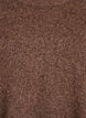 Loose knit sweater with prominent seams, Brown, Packshot image number 2