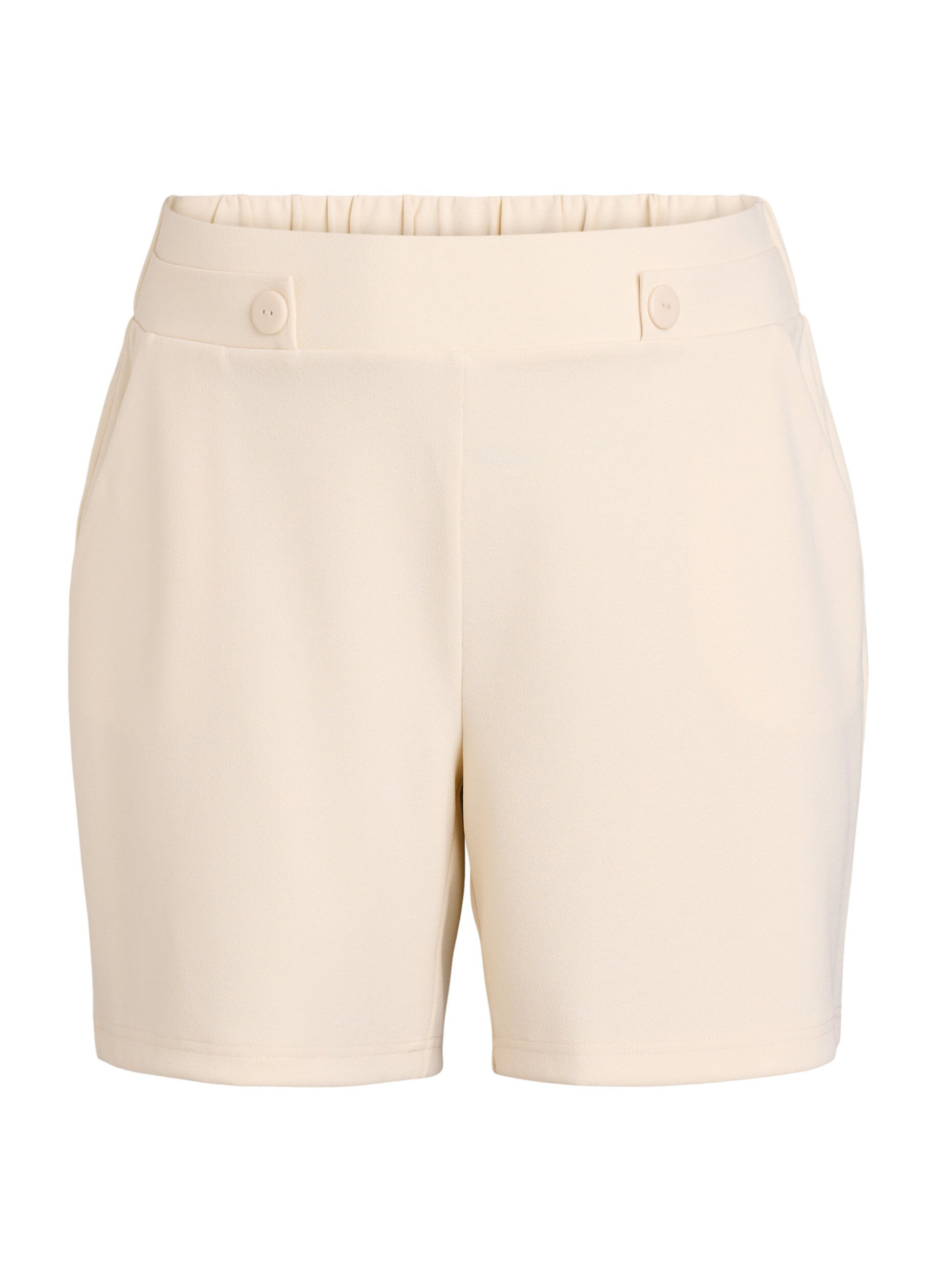 Zizzifashion Shorts with pockets and loose fit, Beige, Packshot image number 0
