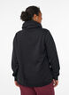 Sweatshirt with high collar and pockets, Black, Model image number 2