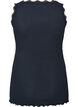 Top with lace trim, Blue, Packshot image number 1
