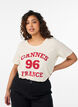 T-shirt with motif, Vanilla, Model image number 0