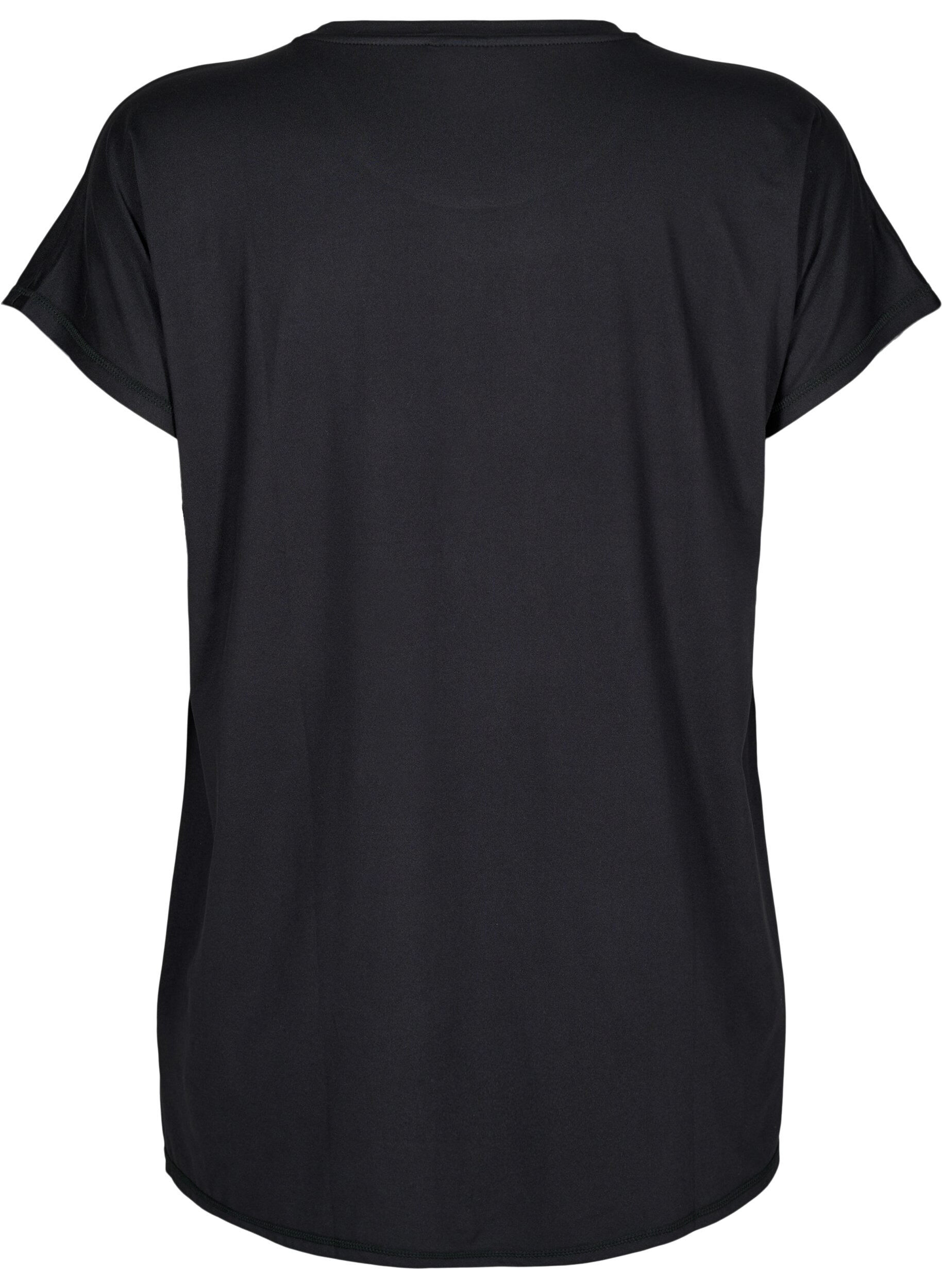 Zizzifashion Long training t-shirt, Black, Packshot image number 1