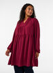 A-line dress with an empire line, Red, Model image number 0