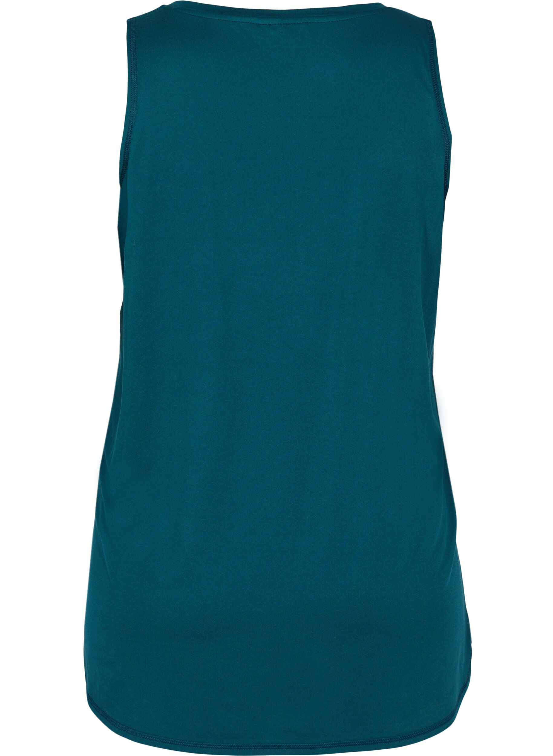 Zizzifashion Sports top with V-neck, Green, Packshot image number 1