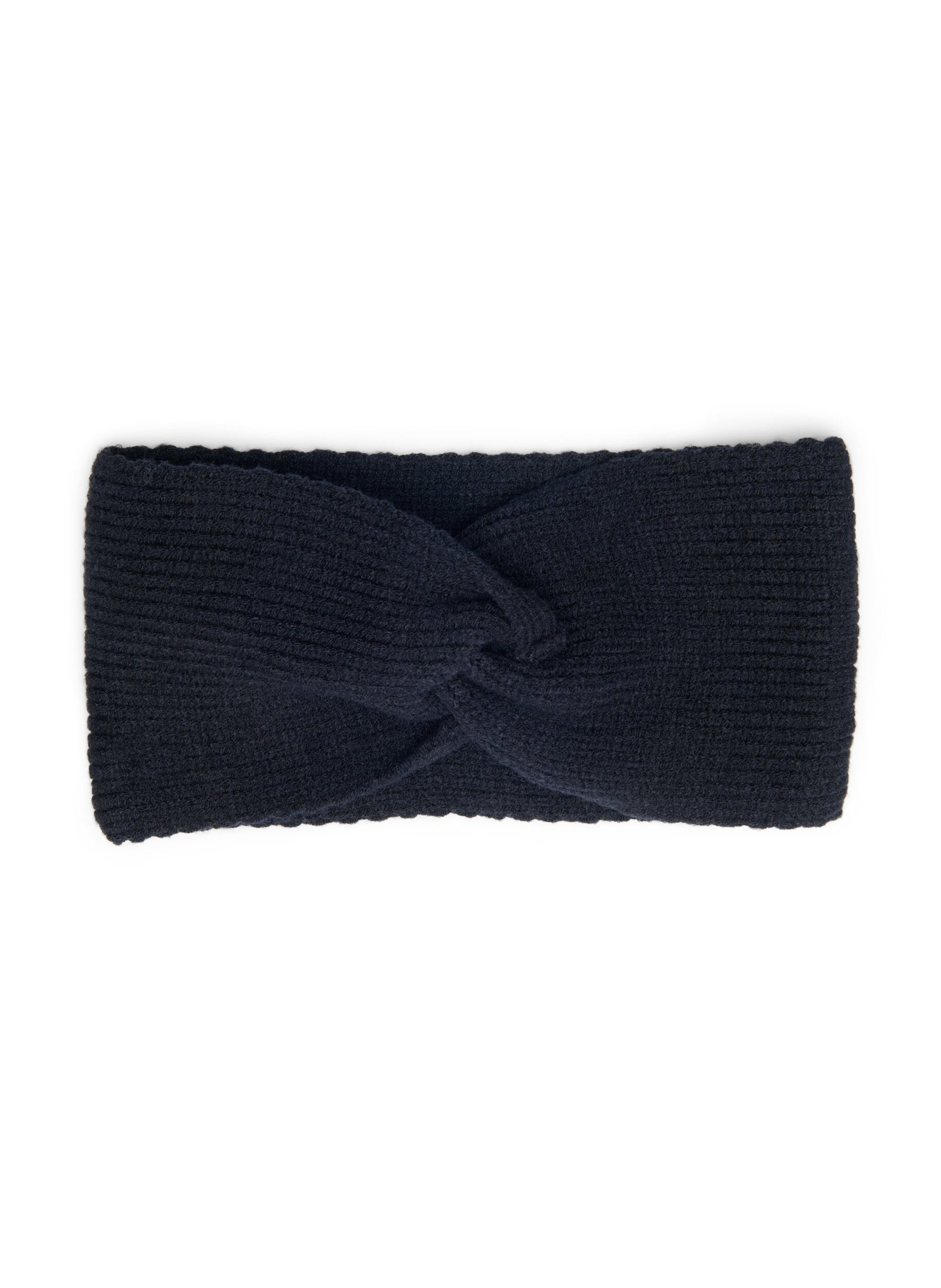Zizzifashion Knitted headband, Black, Packshot image number 0