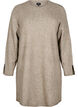 Knitted dress with slits, Walnut Mel., Packshot image number 0