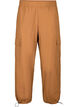 Cargo pants with adjustable elastic drawstring, Sand, Packshot image number 0
