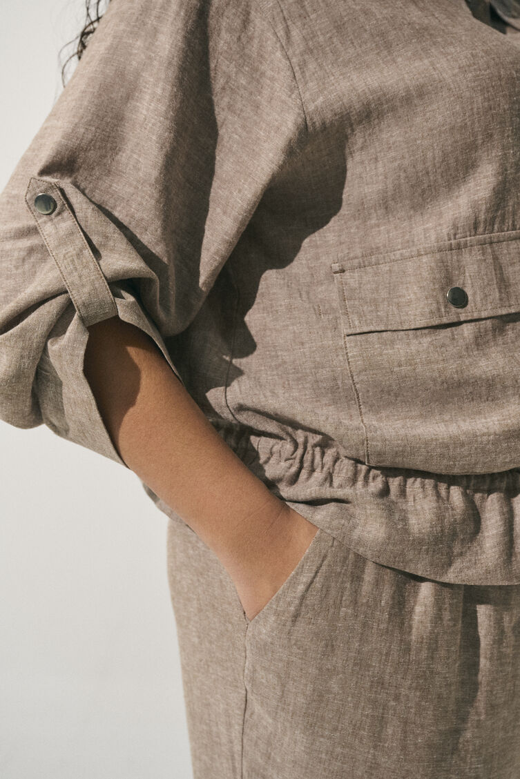 Linen outfit, , Model