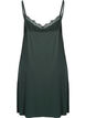 Viscose nightgown with lace trim, Green, Packshot image number 1
