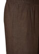 Wide-leg linen and viscose trousers, Brown, Packshot image number 2