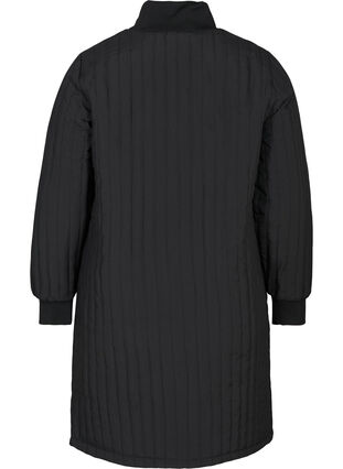 Jacket with pockets and a high neck, Black, Packshot image number 1
